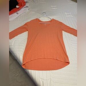 Sonoma Women's Coral Long Sleeve Top